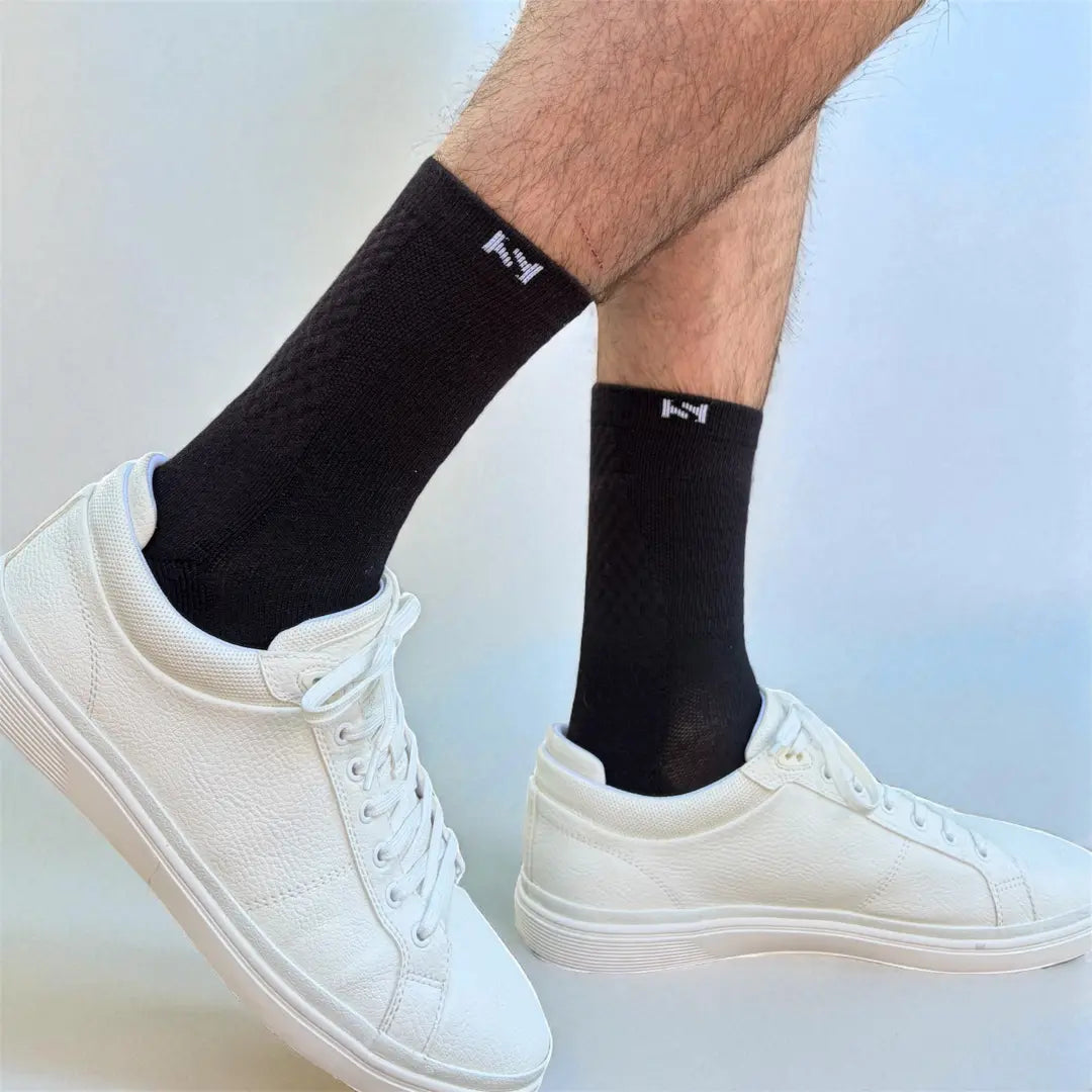 3-Pack Unisex Performance+ Sock (Black)