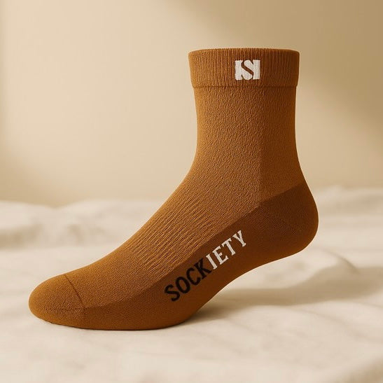 Unisex Eminent Quarter Sock (Brown)