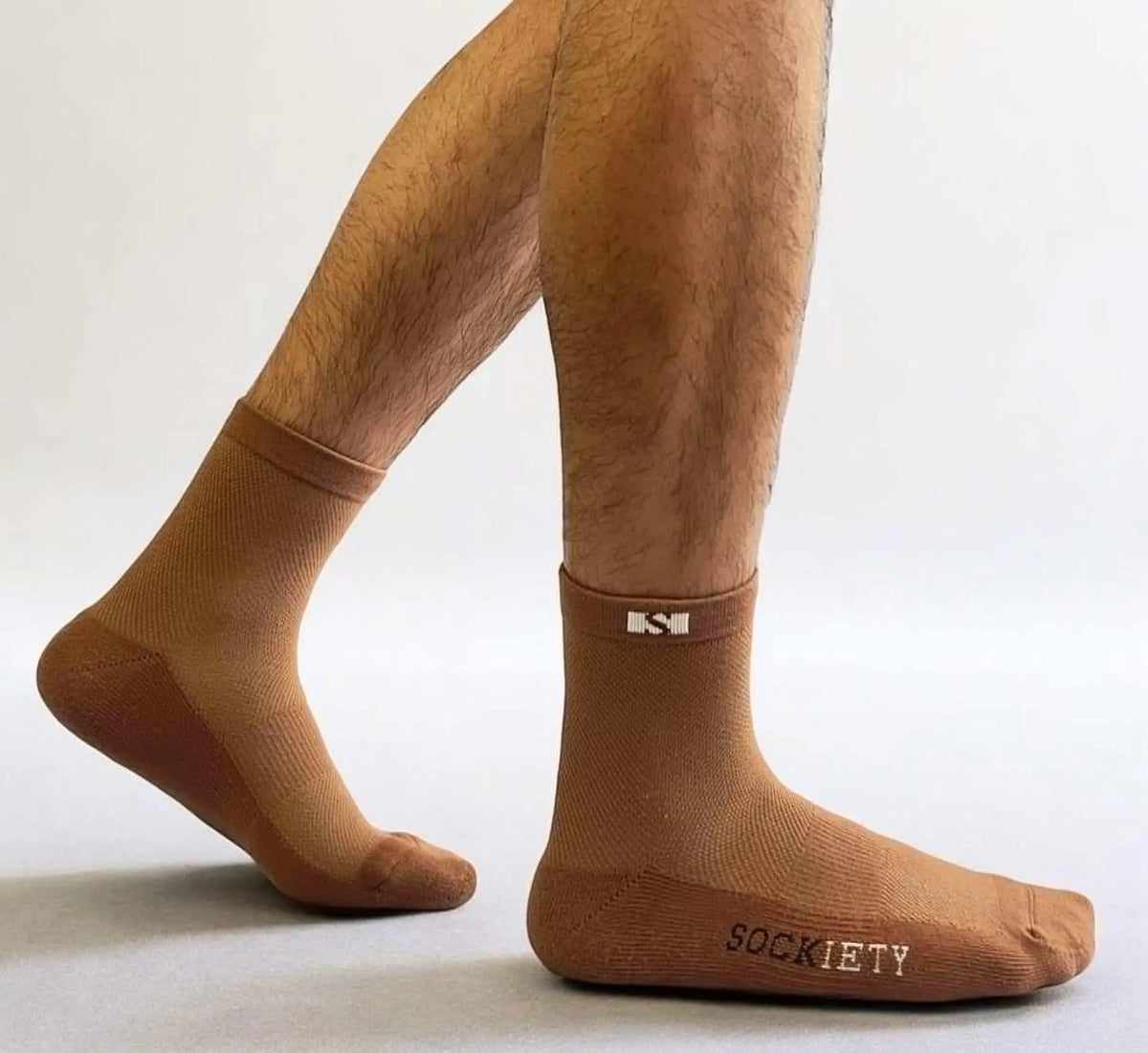 3-Pack Unisex Eminent Quarter Socks (Cappuccino)