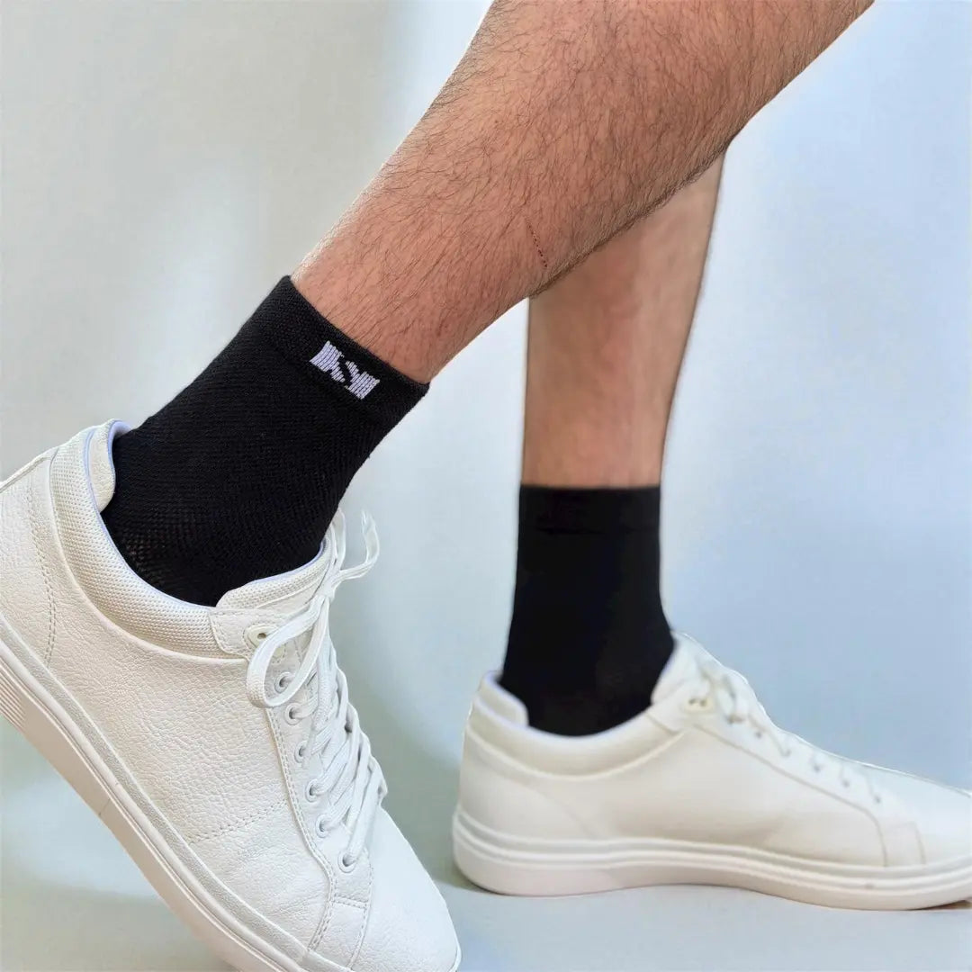 Unisex Ultra-Lite Sock 3-Pack (Black)