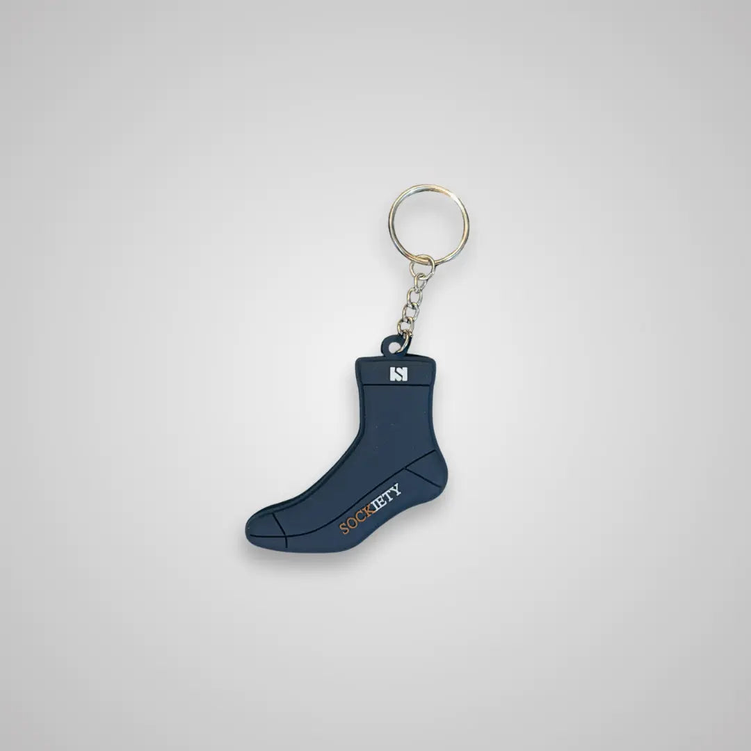 Sock Keychain (Navy)