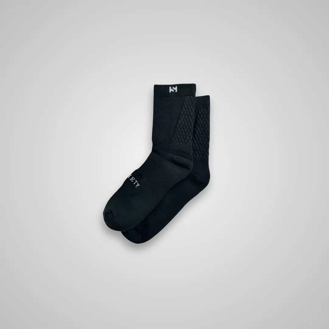 Unisex Performance+ Sock 3-Pack (Black)