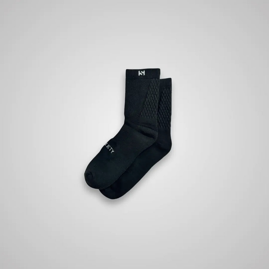 3-Pack Unisex Performance+ Sock (Black)