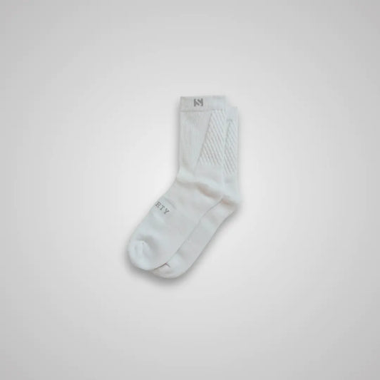 3-Pack Unisex Performance+ Sock (White)