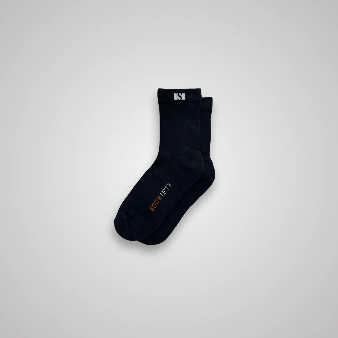 Unisex Ultra-Lite Sock 3-Pack (Black)