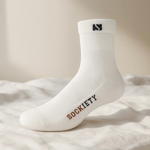 Unisex Eminent Quarter Sock (White)