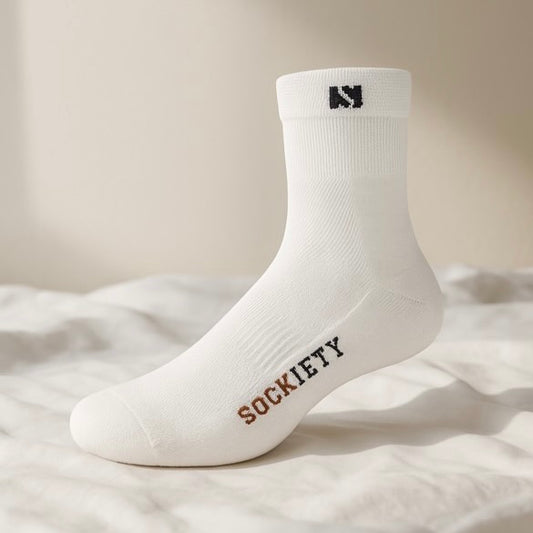 Unisex Eminent Quarter Sock (White)