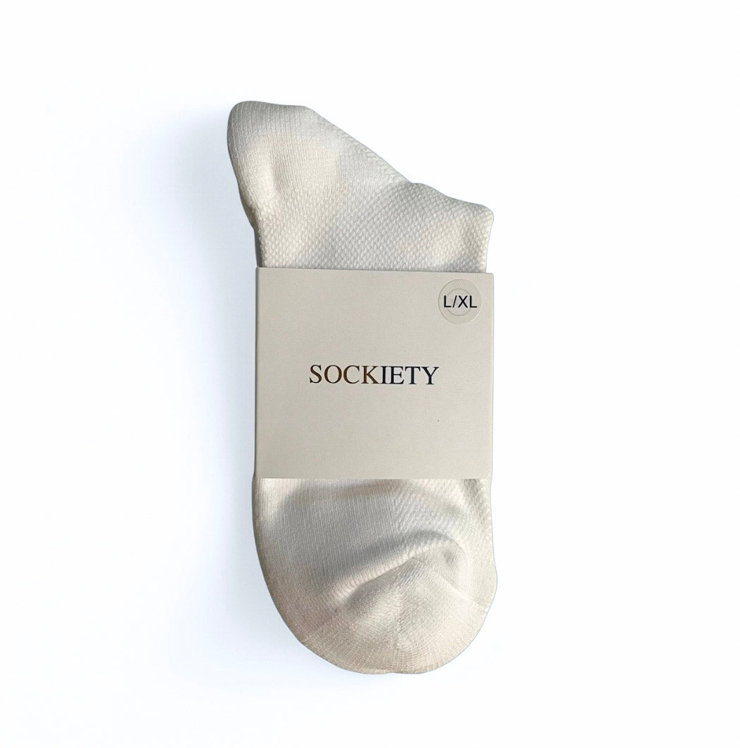 Unisex Eminent Quarter Sock (White)