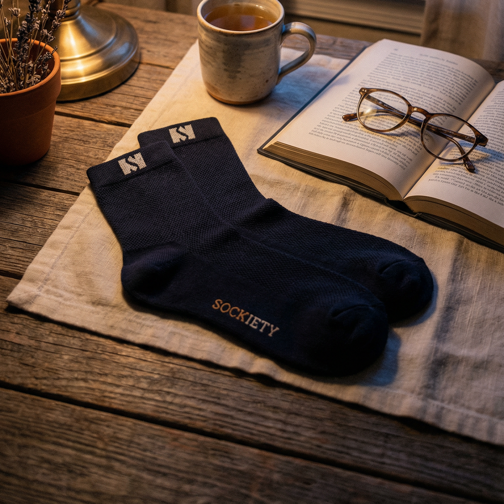 Unisex Eminent Quarter Sock (Navy)